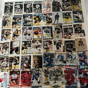 Lot of 63 Vintage Boston Bruins & Juniors Hockey NHL Cards